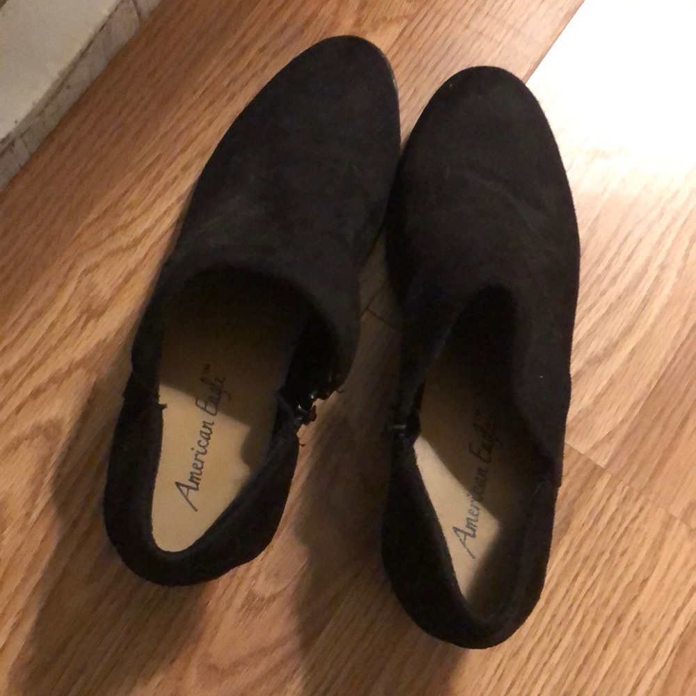 8.5 American Eagle Black Ankle Booties